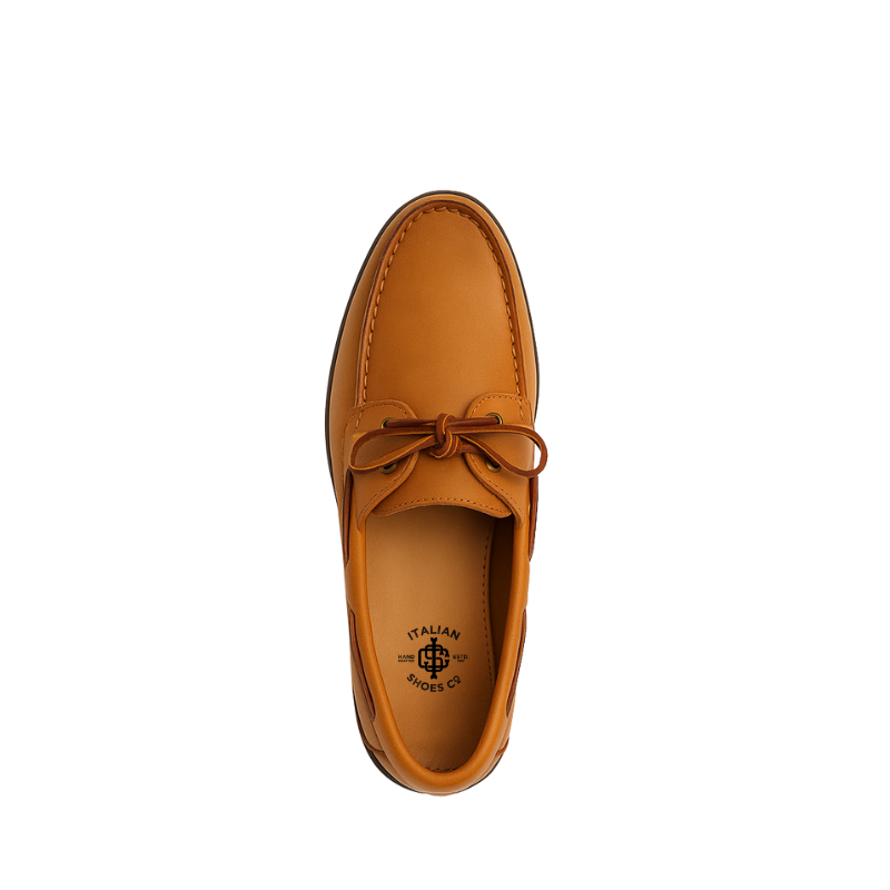 Valentino Knot Tan Moccasin-style Loafer