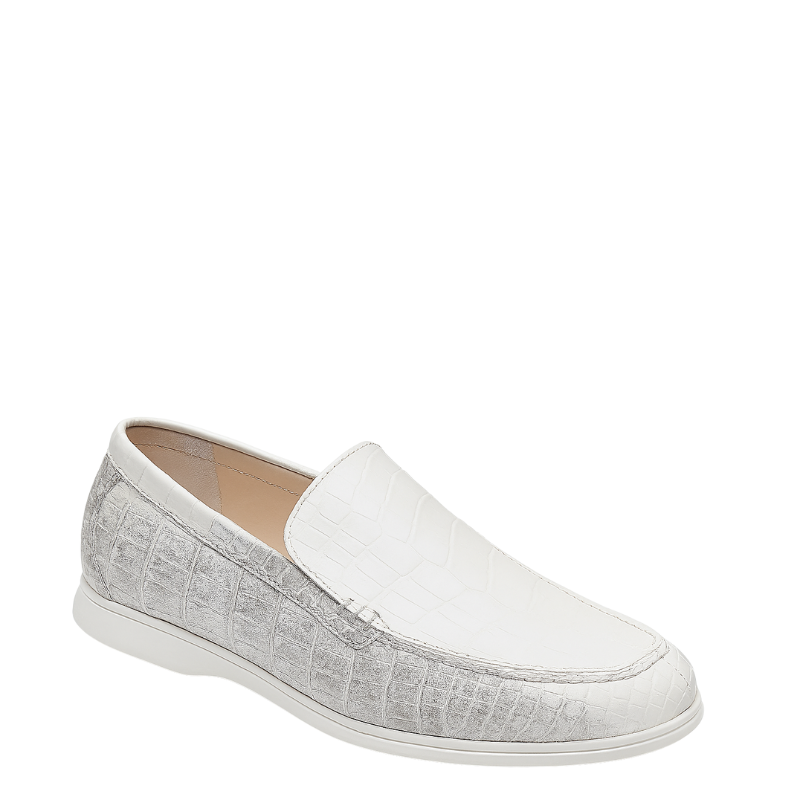 Croc Print Moccasins