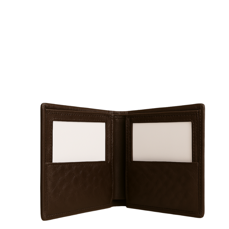 Men Formal Brown Leather Wallet