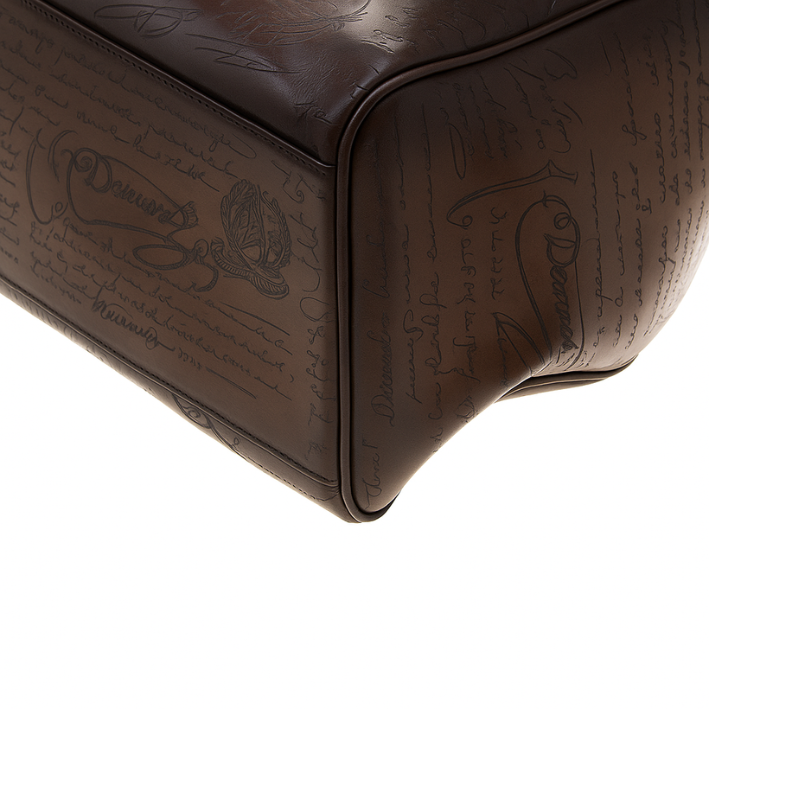 Premium Travel Duffel Leather Blue Luggage Bag