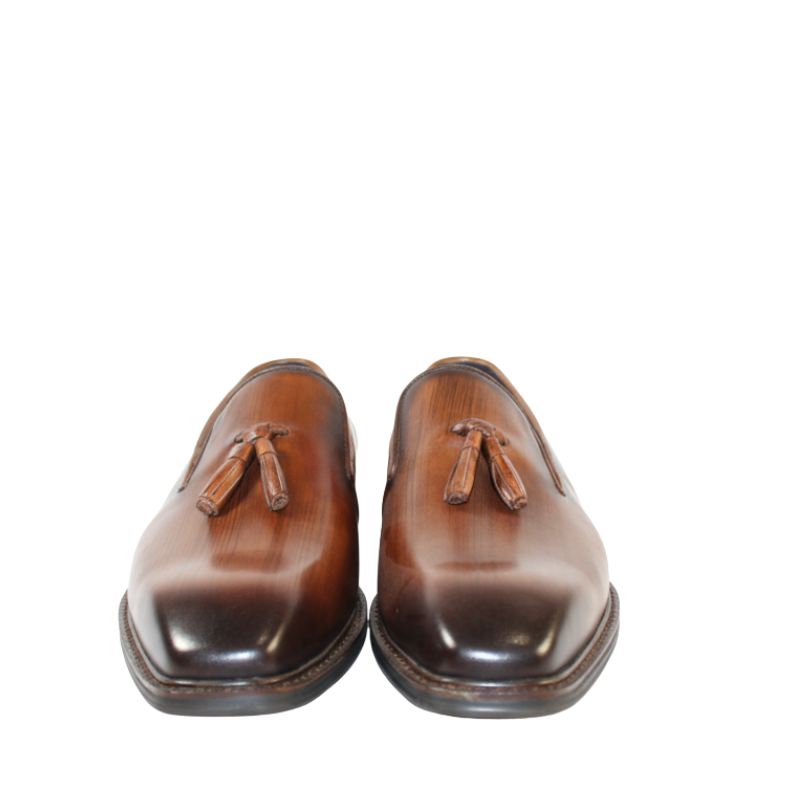 Luxury Wholecut Tassel Loafer Brown