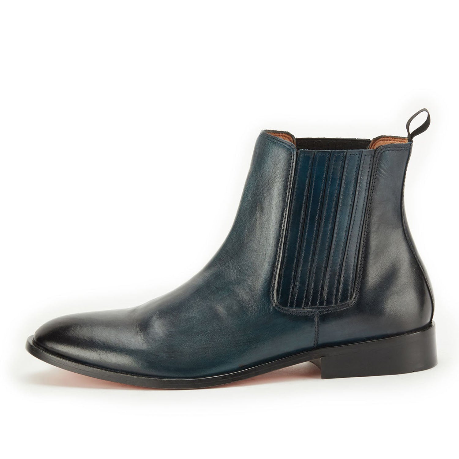 Blue Chelsea Boots