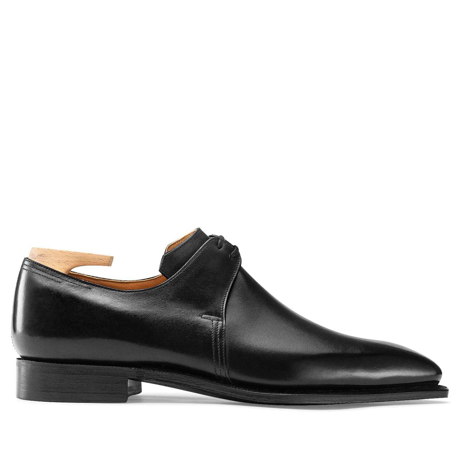 Black Calf Leather Lace up Shoes