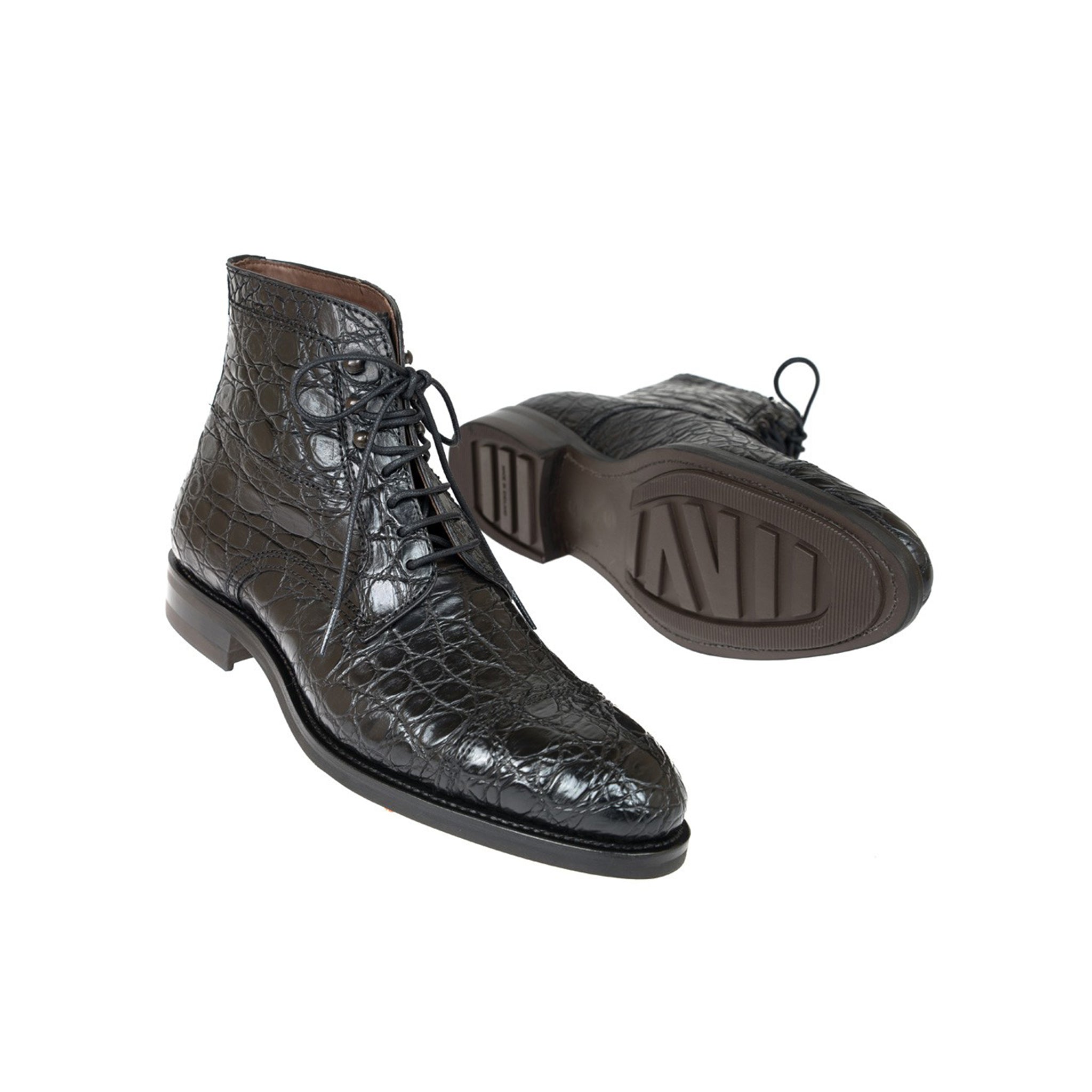 Coal Crocodile Jumper Boots