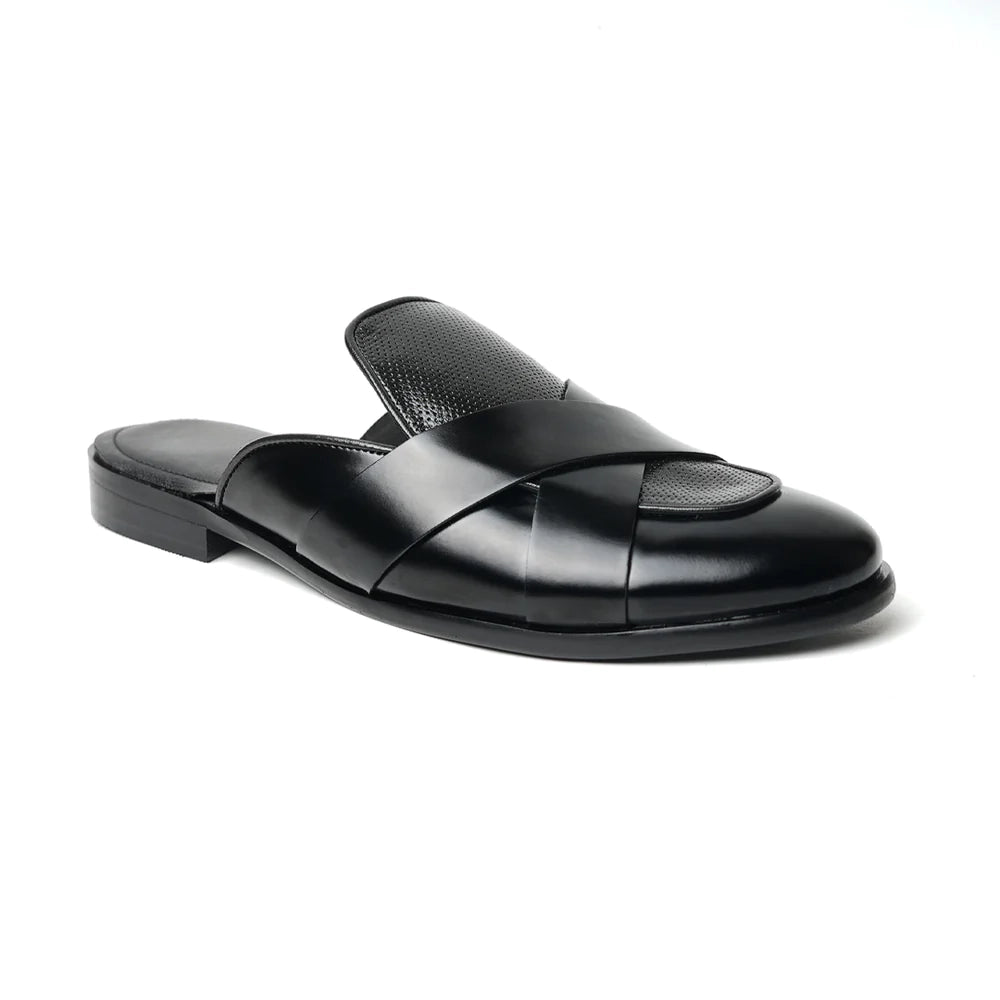 Limited Edition X Mule - Black Leather