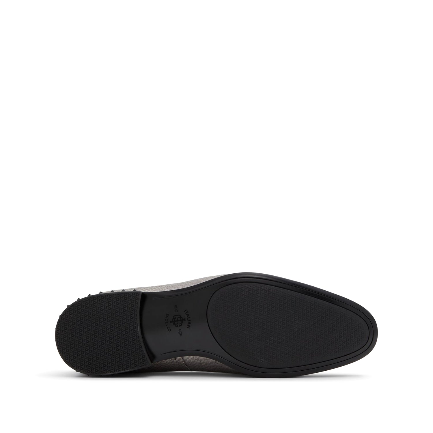 Studded Silver Loafers