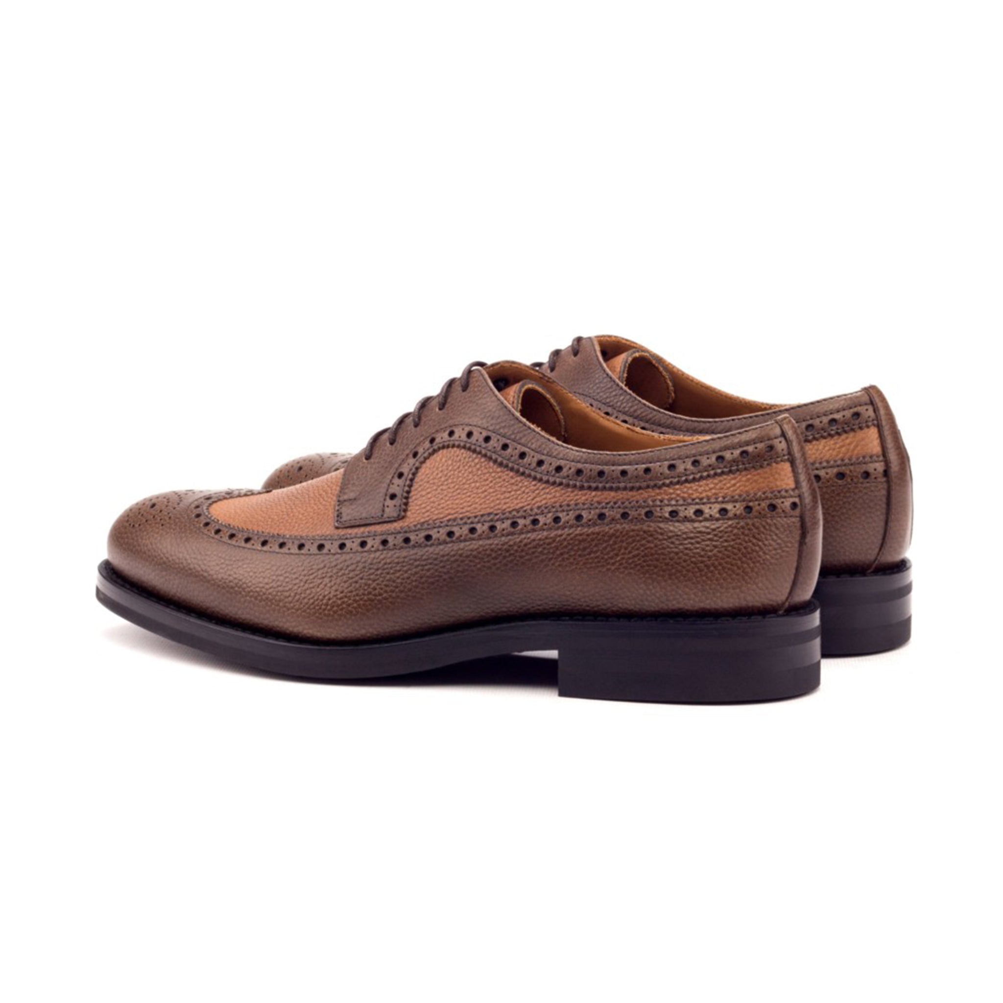 Brown Leather Blucher Shoes