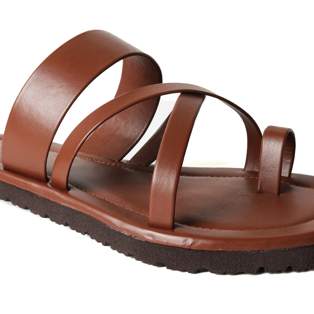 Strappy Sandals - Vintage Tan