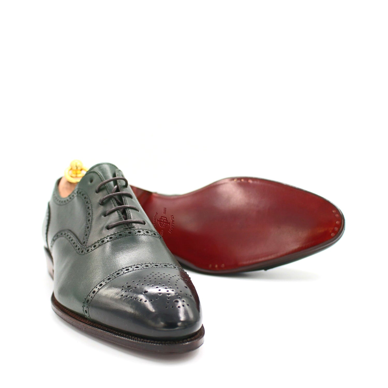 Handmade Cap-Toe Leather Oxford Shoe