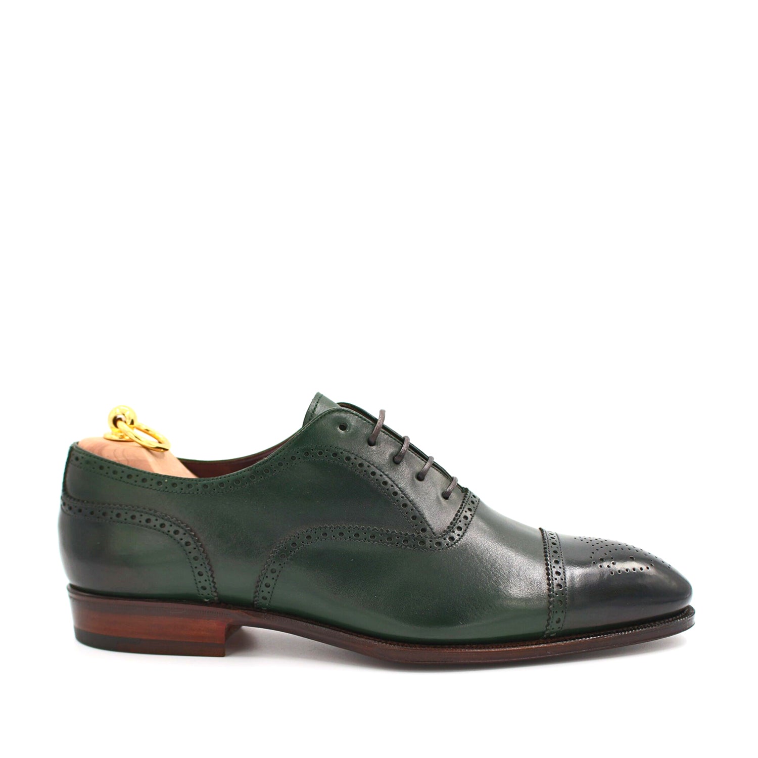 Handmade Cap-Toe Leather Oxford Shoe