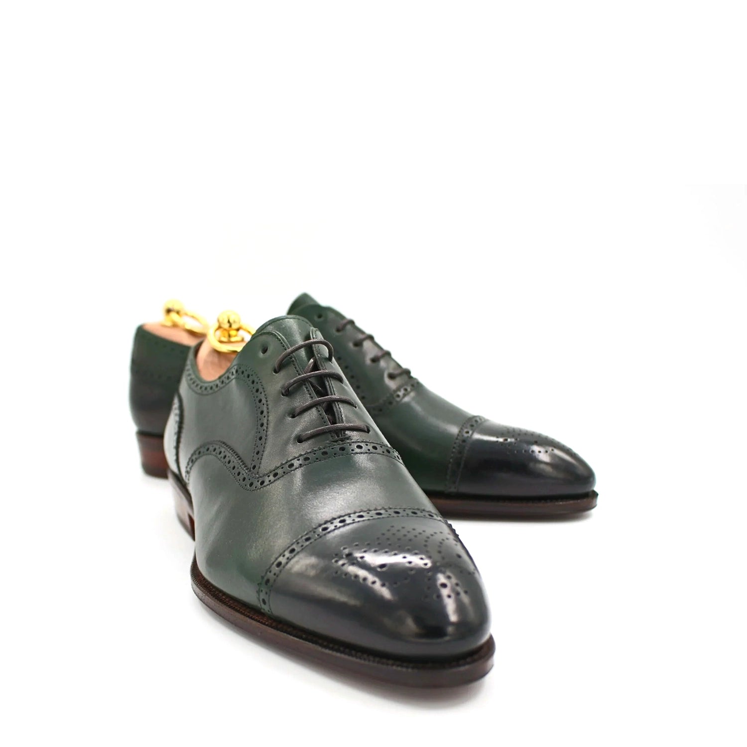 Handmade Cap-Toe Leather Oxford Shoe