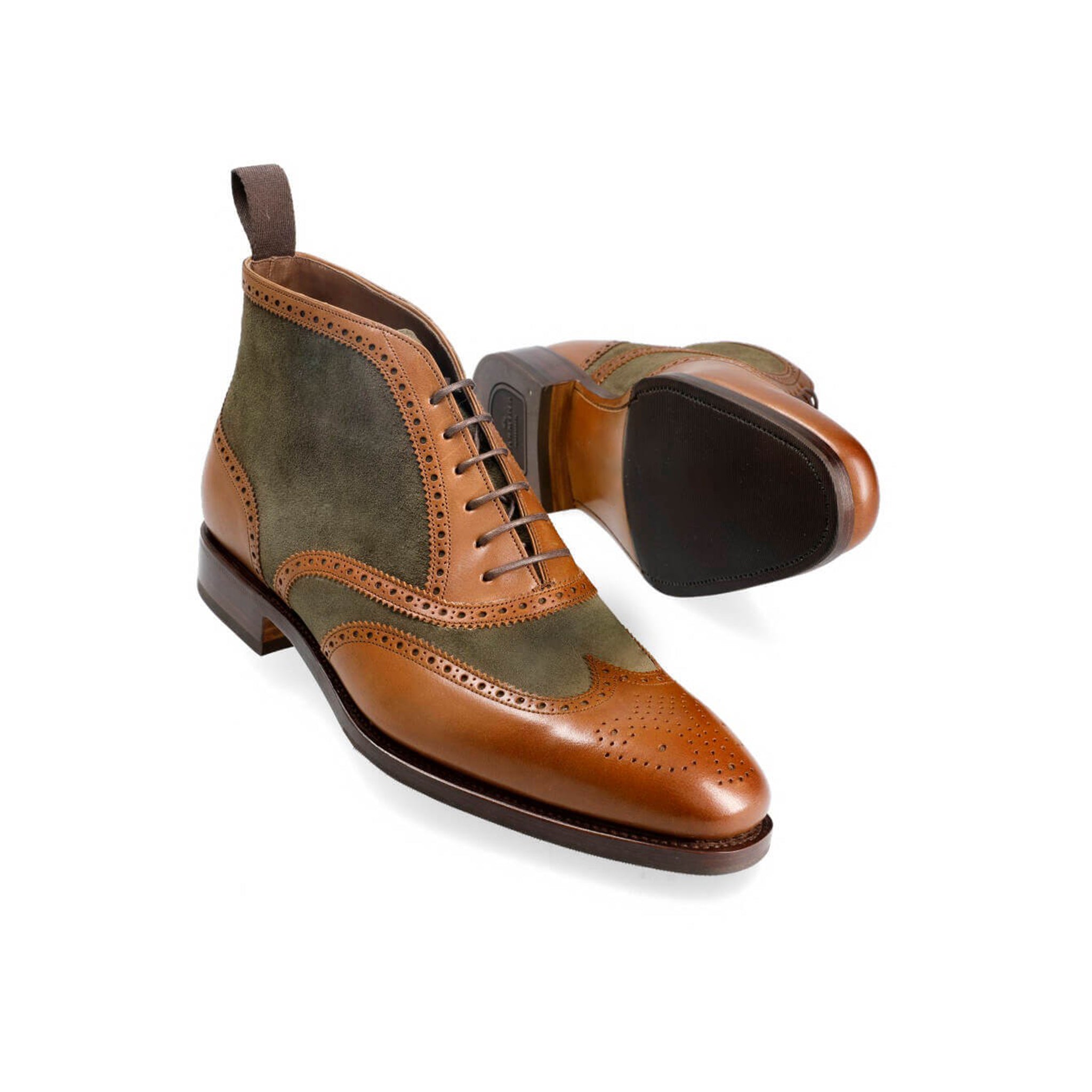 Loden Vegano Suede Dress Boots for Men's