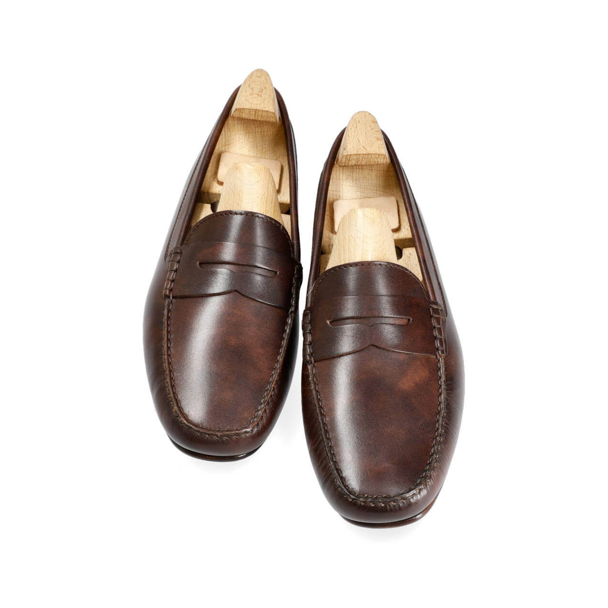 Copper Brown Penny Loafers