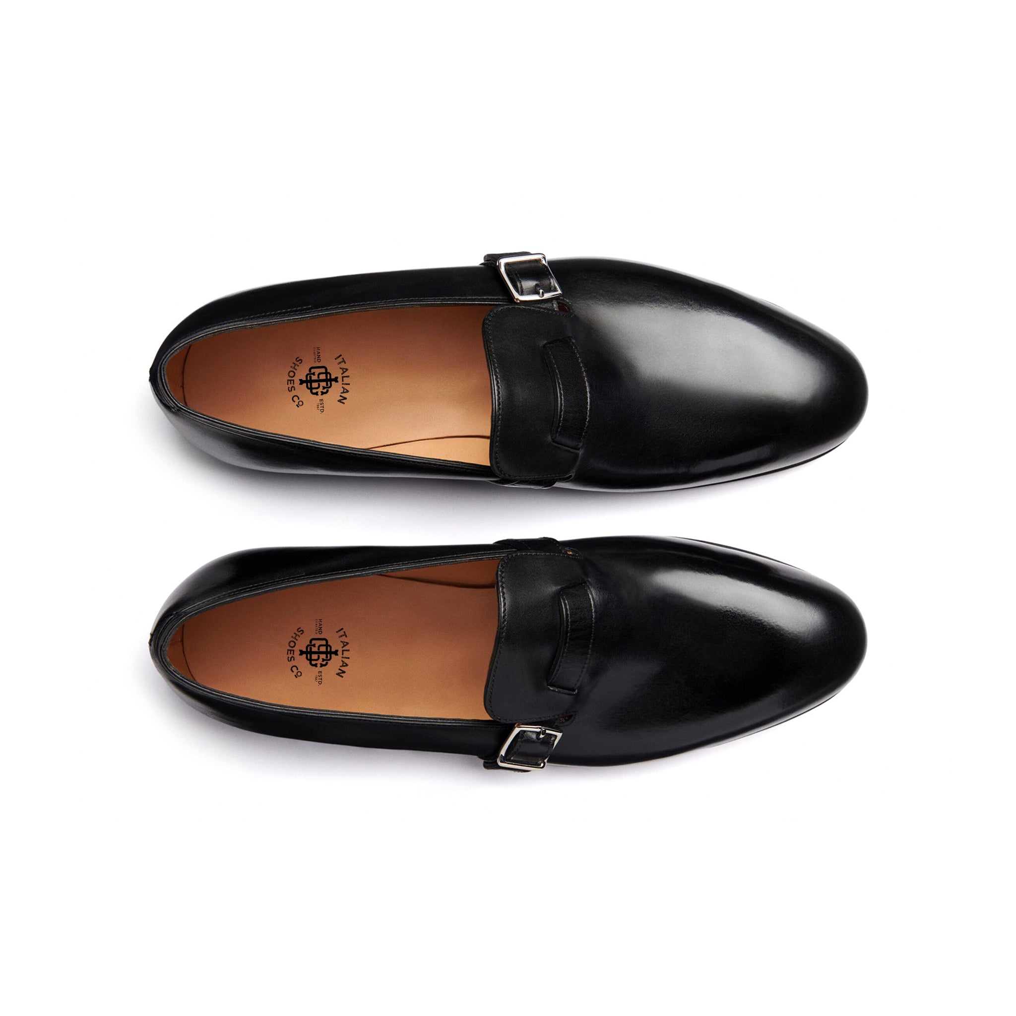 Classic Plain Single Monk Strap Shoes