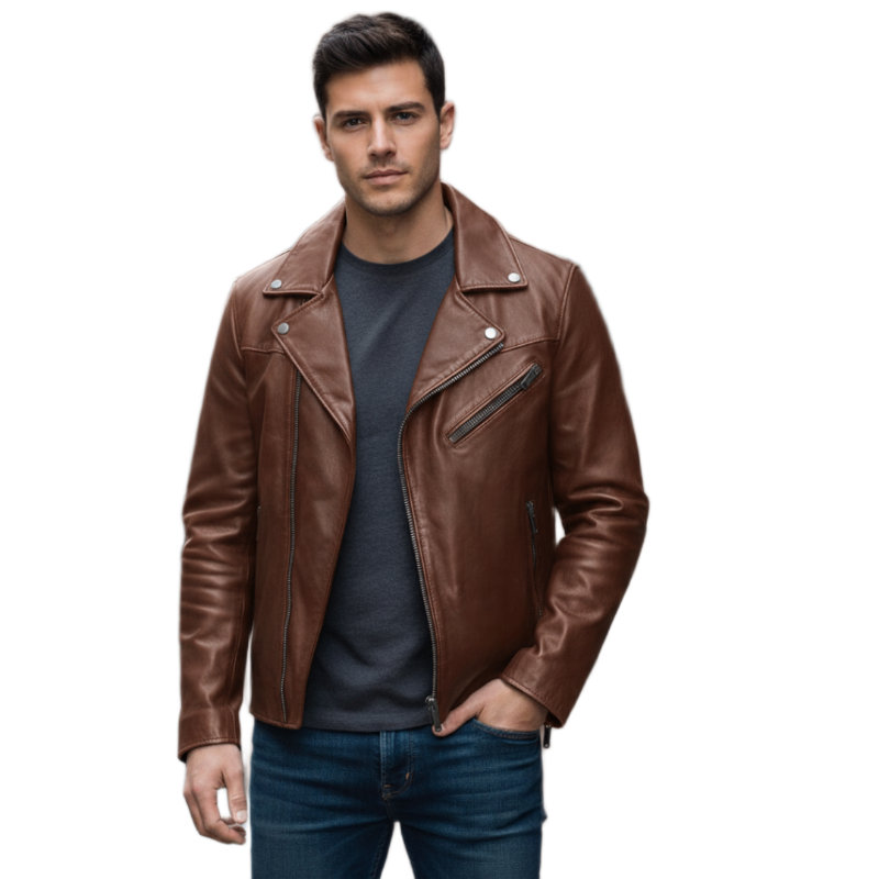 Motociclo Jacket Tobecco