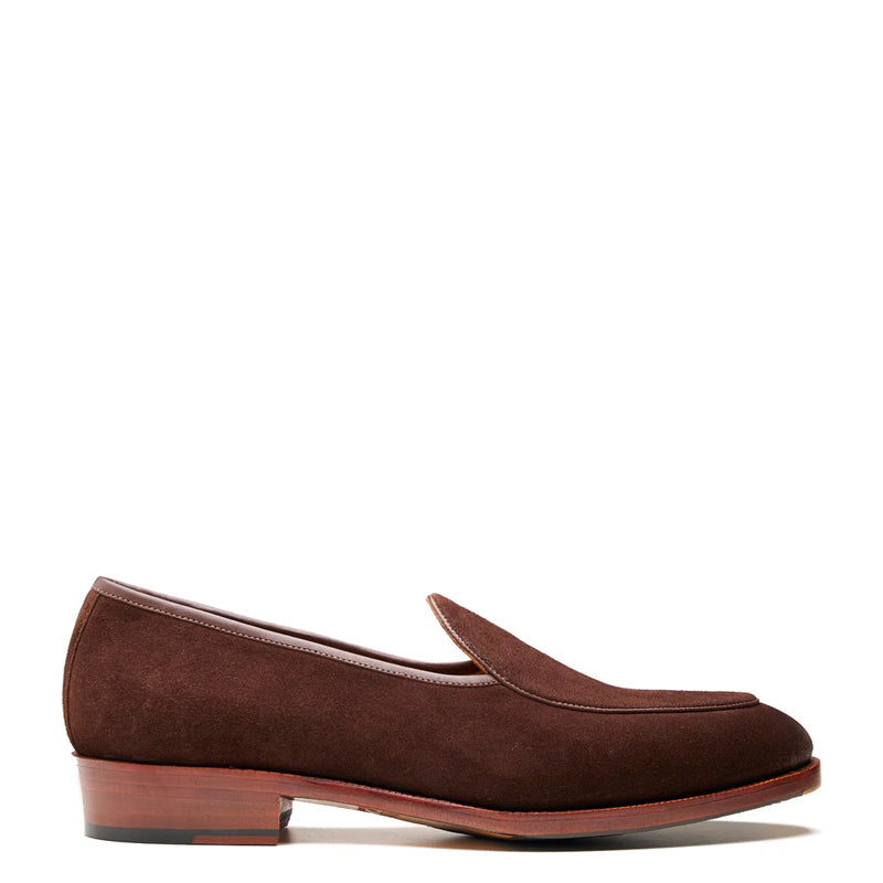 Belgian Loafer Suede Leather - Summer Classis Brown