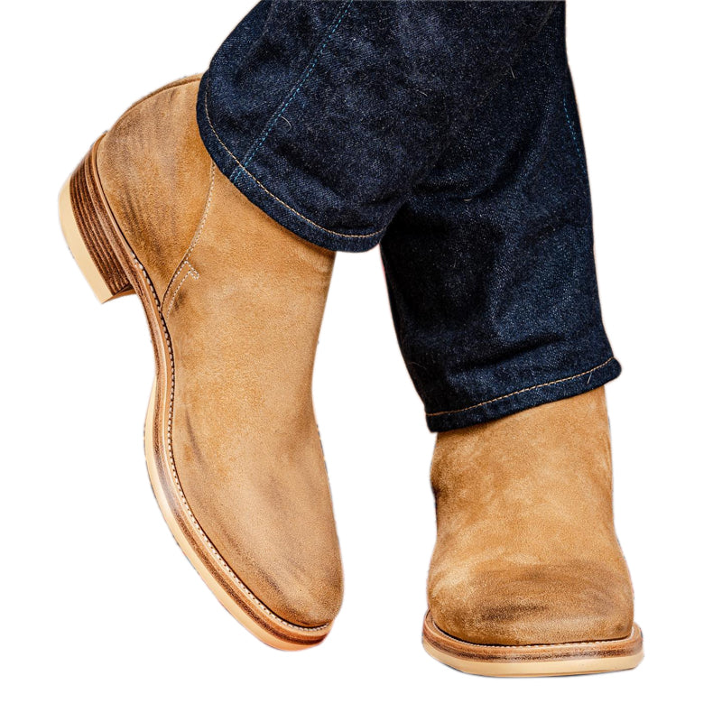 Men Luxury Fashion Leather Stylish Jodhpur Boot Tan