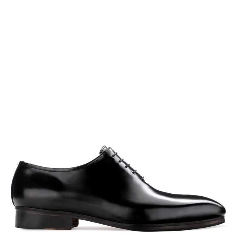 Patent Wholecut Shiny Leather Oxford Black Shoe