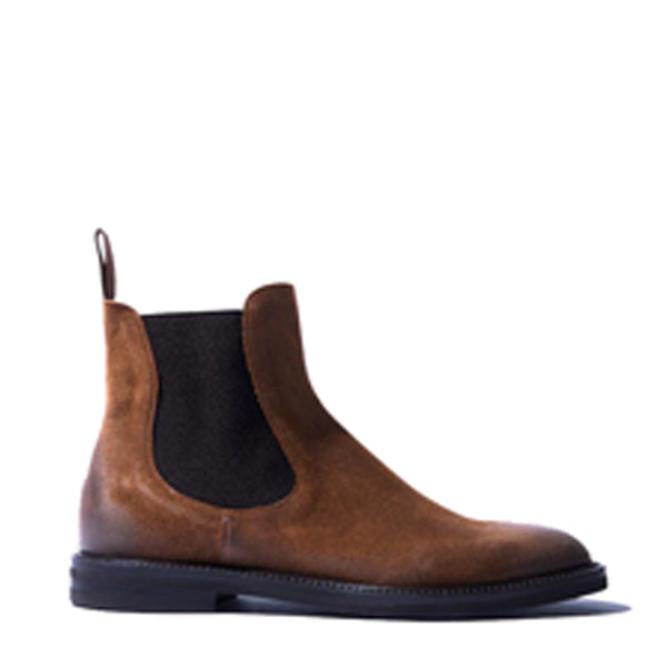 Classic Chelsea Suede Leather Boots