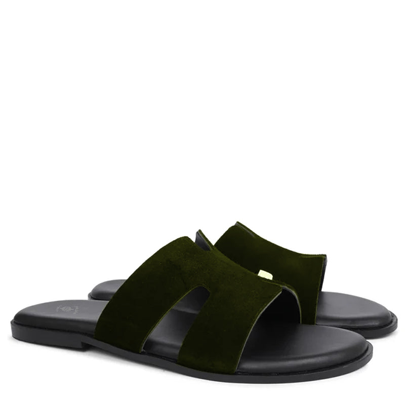 Suede H Style Slip On