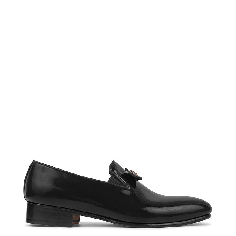 Patent Premium Handmade Leather Black Loafer