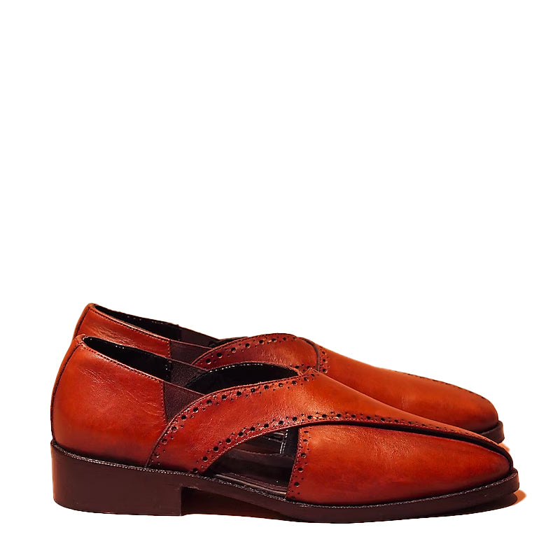 Classic Handmade Leather Peshawaris Sandals