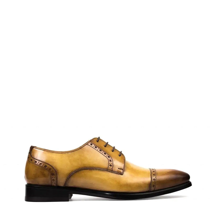 Leather Wholecut  Premium Formal Oxford Tan Shoe
