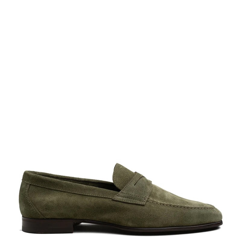 Unlined Penny Loafer Green