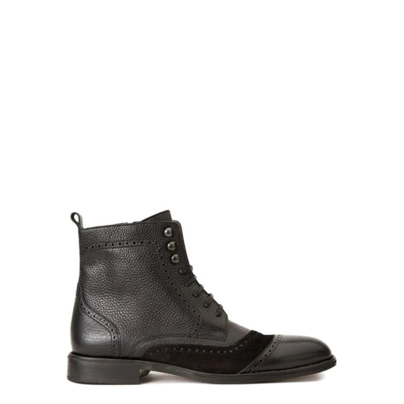 Black Leather Shoes for Men