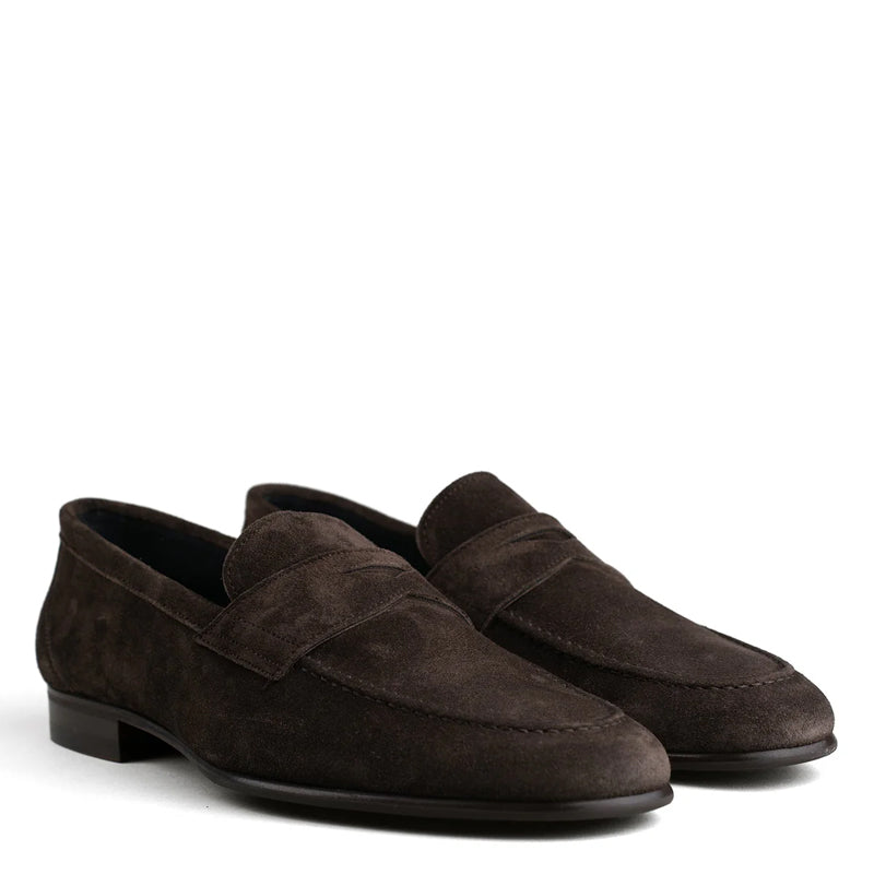 Unlined Penny Loafer Dark Brown