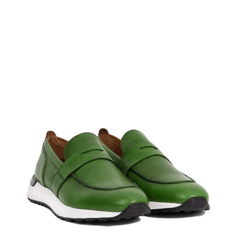 Brown Leather Men's Sneaker