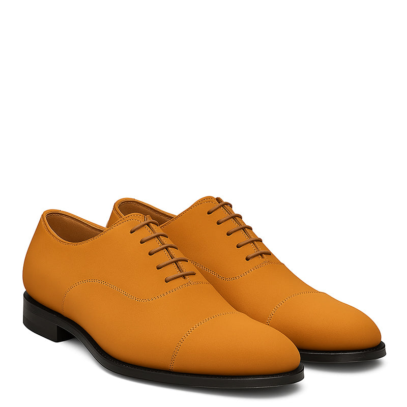 Men's Tan Suede Lace Up Formal Shoe