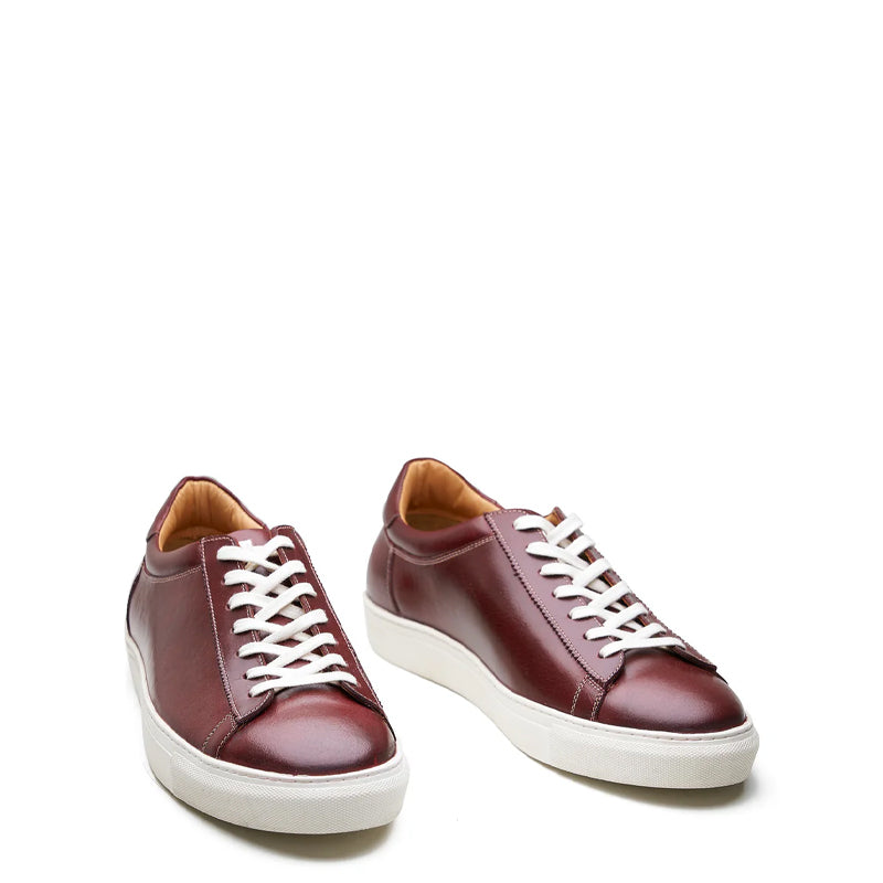 Lace-up Sneaker - Smart Casual Burgundy