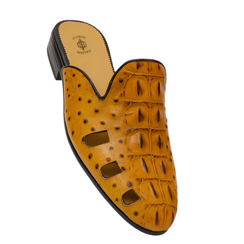 Embellished Slip-On Mules