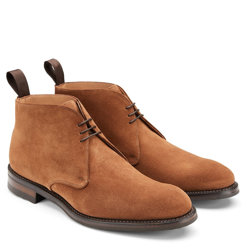 Suede Handmade Leather Chukkas Boot Tan