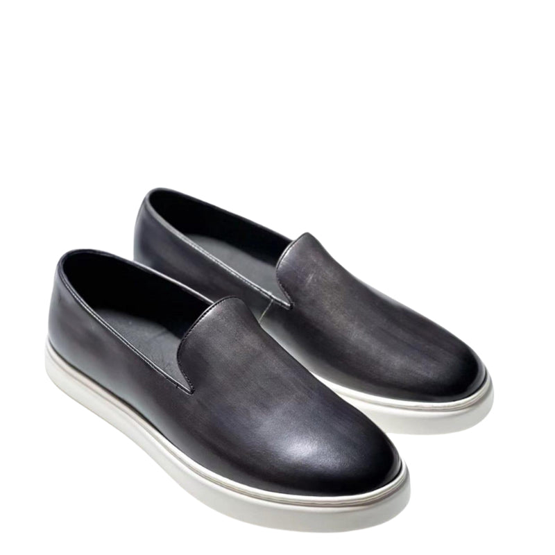 Slip-on Casual Black Shoe for Men's