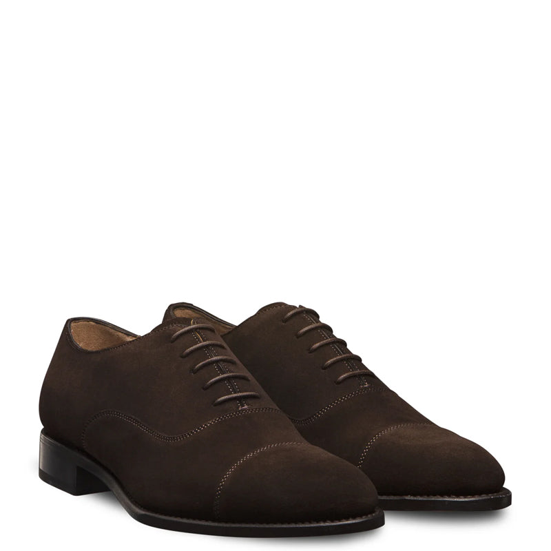 Men's Brown Suede Lace Up Formal Shoe