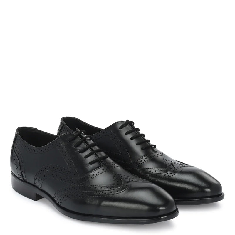 Premium Handmade Leather Formal Black Oxford Shoe