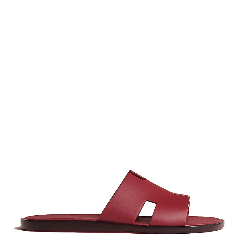 Burgundy H Style Slip On Slipper