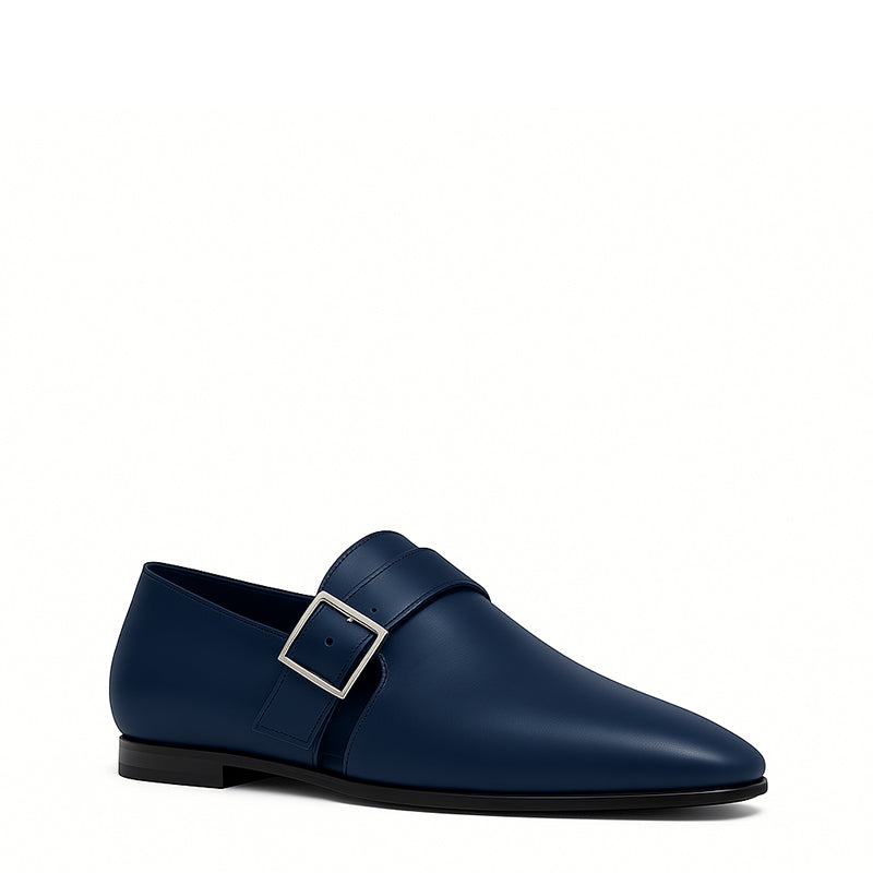 Mamie Frye Loafers in Blue