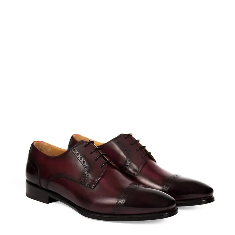 Premium Wholecut Leather Formal Oxford Burgundy Shoe