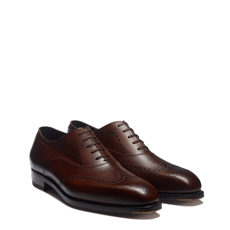 Classic Design Polished Leather Formal Oxford Shoes
