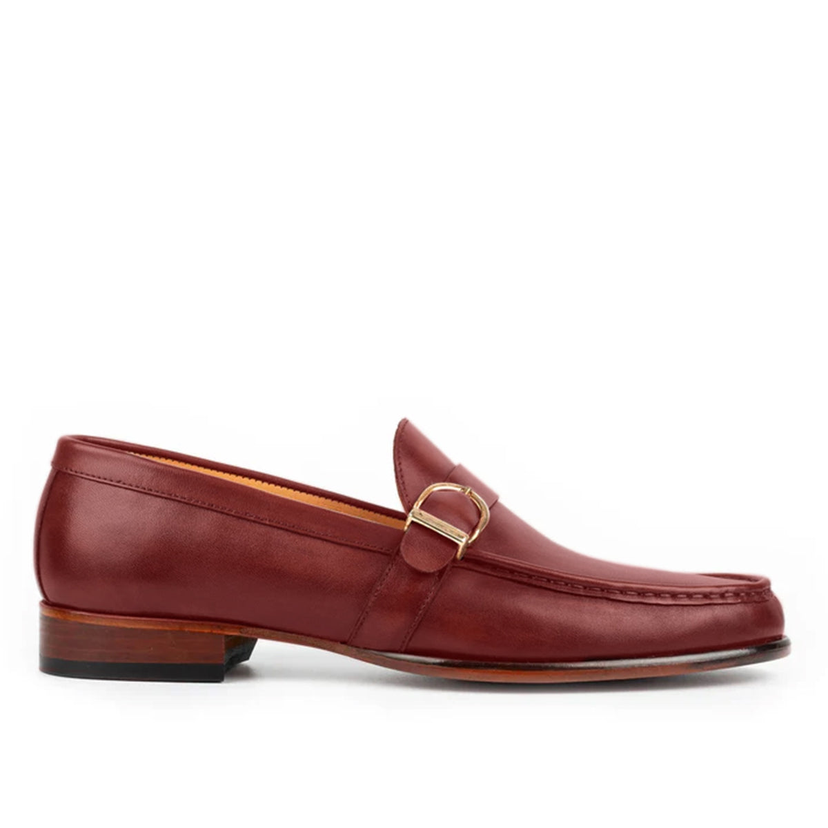 Enzo Brown Single Monk Strap Shoe