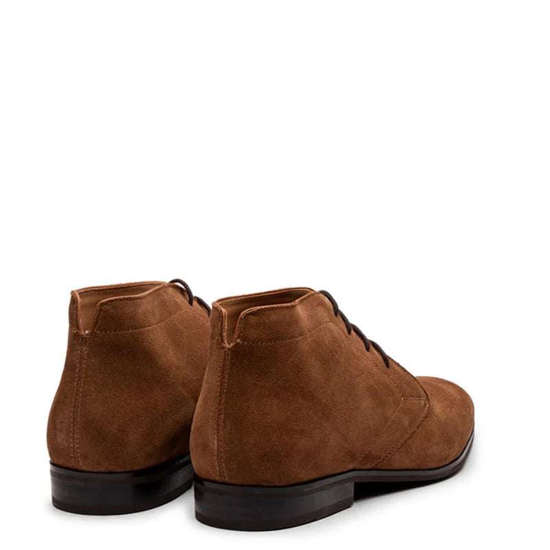 Men Suede Handmade Leather Chukkas Boot Green