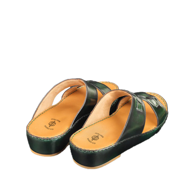 Premium Classic Comfort Arabic Blue Sandal