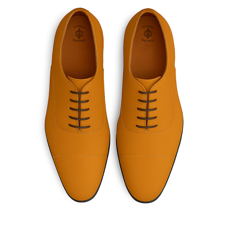 Men's Blue Suede Lace Up Formal Shoe