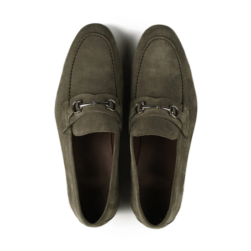 Luxury Blake Bit Loafer Olive Green