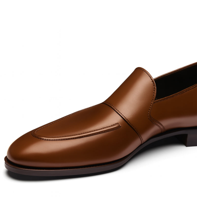 Lorenzo Men's Black Leather Shoes