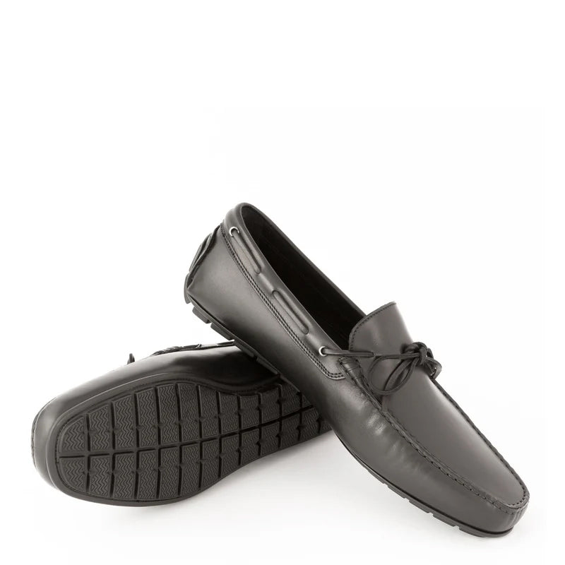 Patent Slip-On Leather Black Loafer