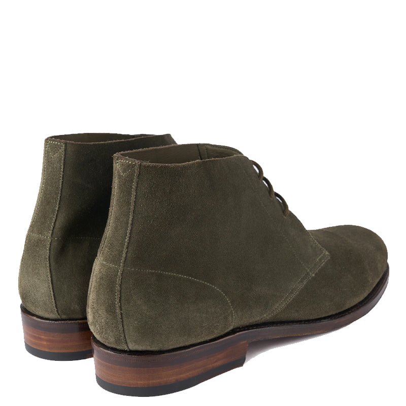 Unlined Dark Green Chukka Boot Dark